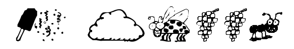 KR Silly Art font preview
